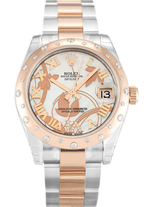 Rolex Lady-Datejust 31mm White Floral Dial 178341 Super Clone