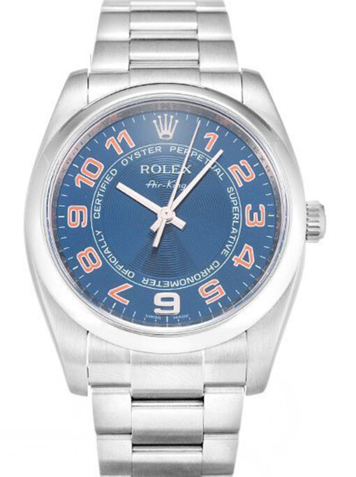 Rolex Air-King 34mm Blue Dial 114200 Super Clone