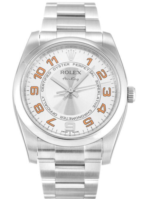 Rolex Air-King 34mm Silver Dial 114200 Super Clone