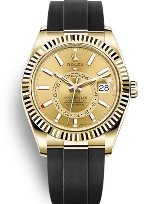 Rolex Sky-Dweller 42mm Champagne Dial Super Clone