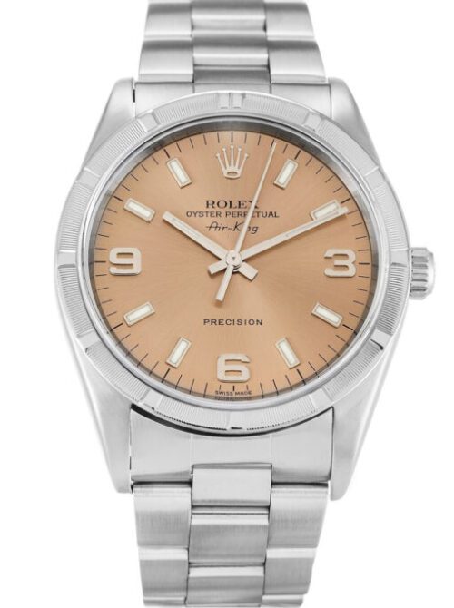 Rolex Air-King 34mm Salmon Dial 14010M Super Clone