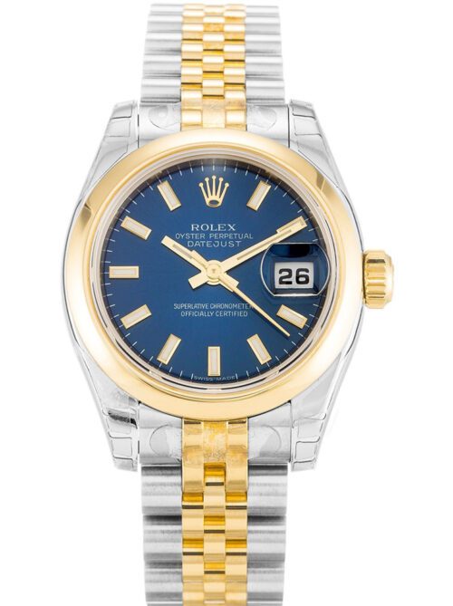 Rolex Lady-Datejust Blue Dial Super Clone 179163