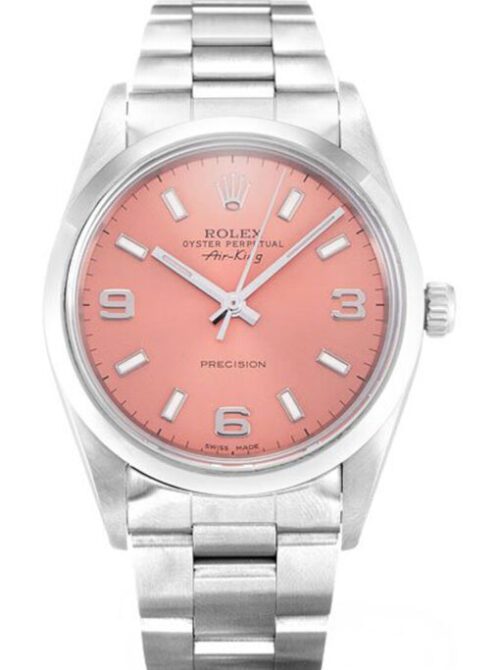 Rolex Air-King 34mm Pink Dial 14000 Super Clone