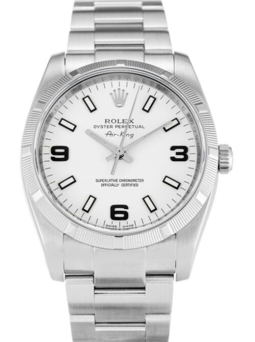 Rolex Air-King 34mm White Dial 114210 Super Clone