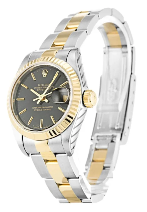 Rolex Lady-Datejust 26mm Black Dial 69173 Super Clone - Image 2