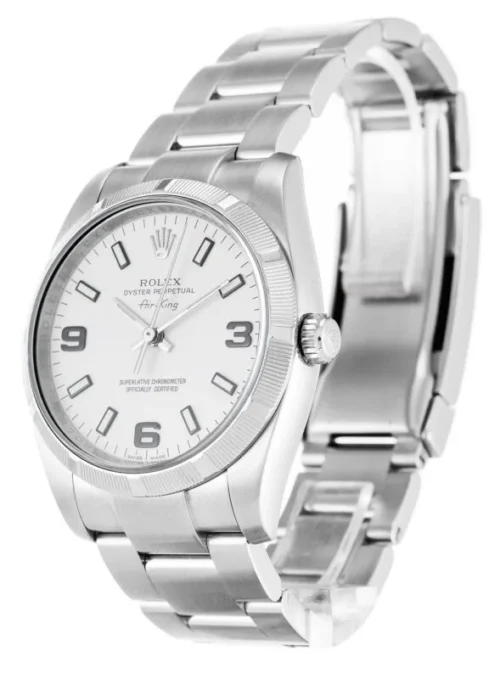 Rolex Air-King 34mm White Dial 114210 Super Clone - Image 2