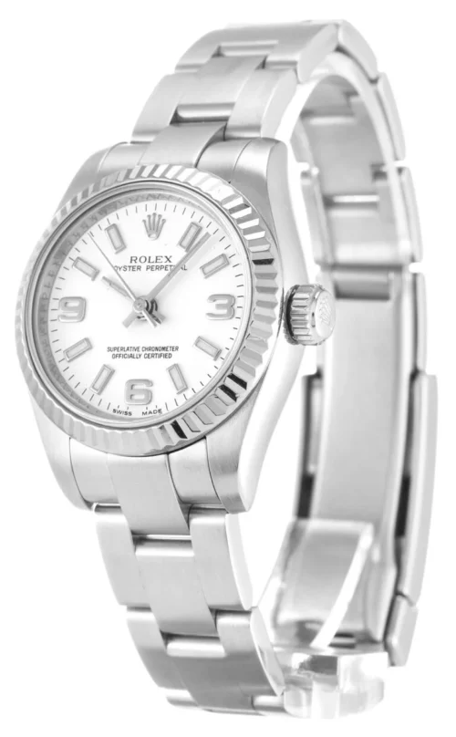 Rolex Oyster Perpetual Lady 26mm White Dial - Image 2