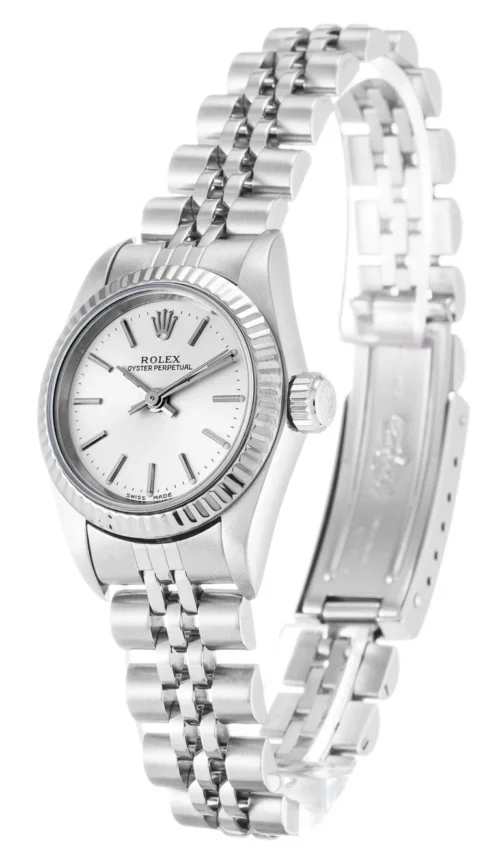 Rolex Oyster Perpetual Lady 24mm Silver Dial - Image 2