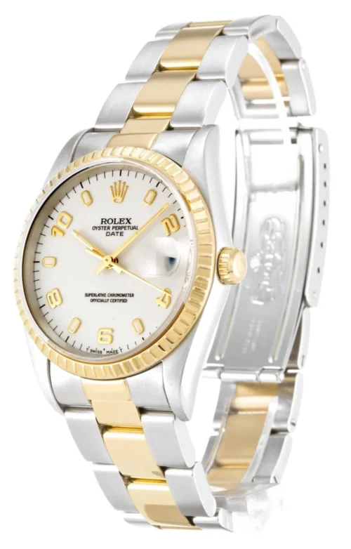 Rolex Oyster Perpetual Date 34mm White Dial - Image 2