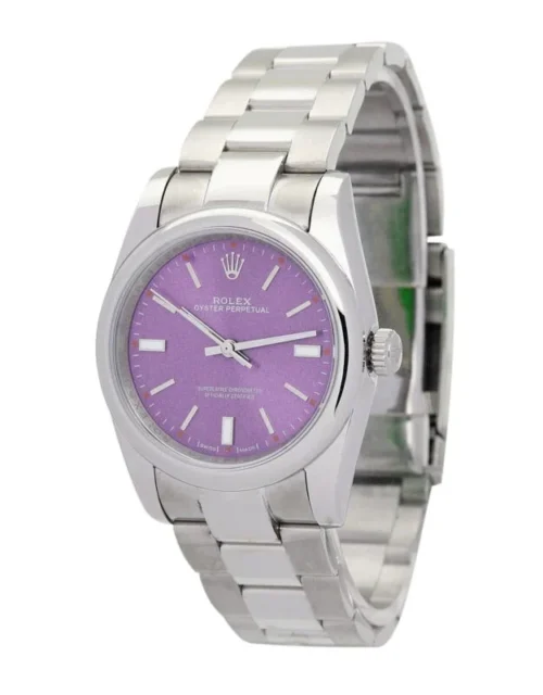 Rolex Oyster Perpetual Lady 31mm Purple Dial - Image 2