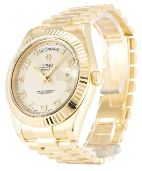 Rolex Day-Date II 41mm Ivory Dial 218238 Super Clone - Image 2