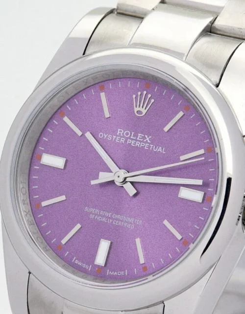 Rolex Oyster Perpetual Lady 31mm Purple Dial - Image 3