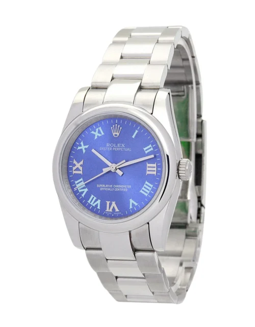 Rolex Oyster Perpetual Lady 31mm Blue Dial - Image 2