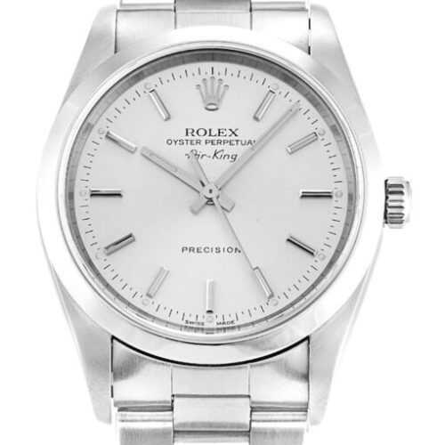Rolex Air-King 34mm Silver Dial 14000M Super Clone