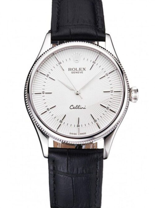 Rolex Cellini 38mm White Dial REP016805 Super Clone
