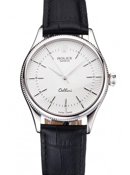 Rolex Cellini 38mm White Dial REP016805 Super Clone