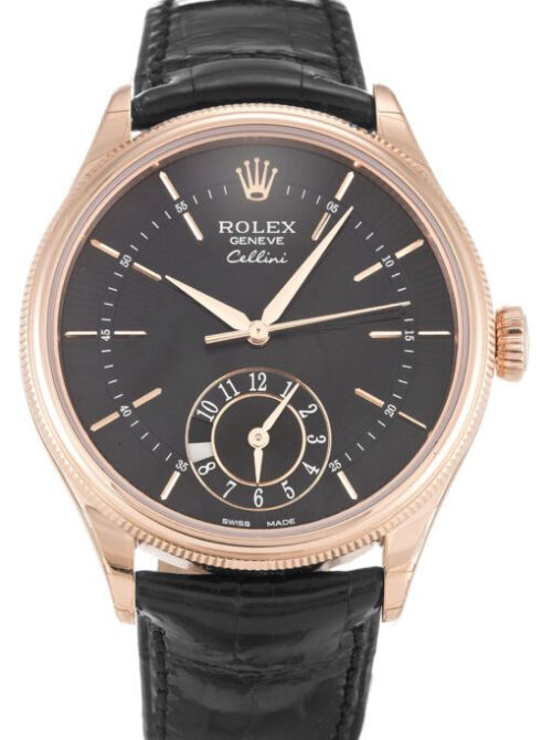 Rolex Cellini 39mm Black Dial 50525 Super Clone