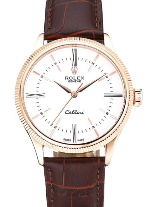 Rolex Cellini 39mm White Dial 622655 Super Clone