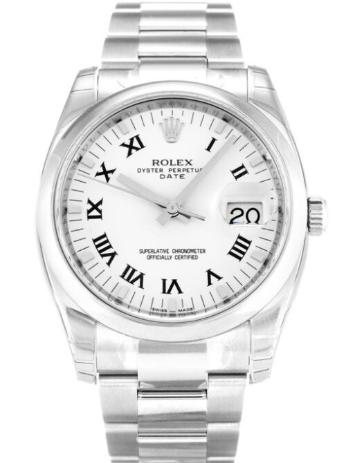 Rolex Oyster Perpetual Date 34mm White Dial