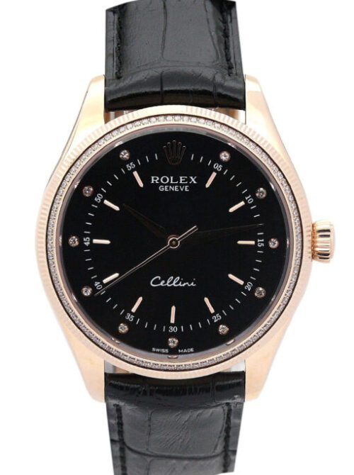 Rolex Cellini 39.5mm Black Dial 5310-2 Super Clone