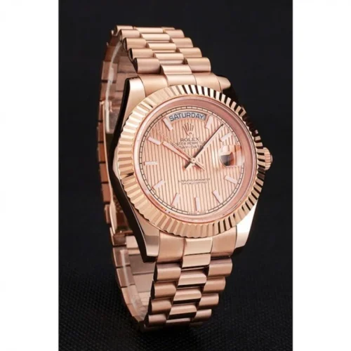 Rolex Day-Date 41mm Rose-Gold Dial REP016823 - Image 2