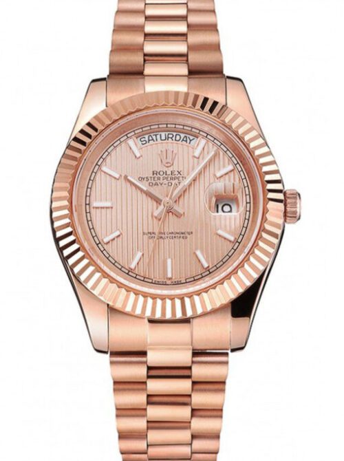 Rolex Day-Date 41mm Rose-Gold Dial REP016823