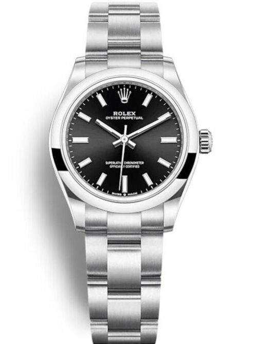 Rolex Oyster Perpetual Lady 31mm Black Dial