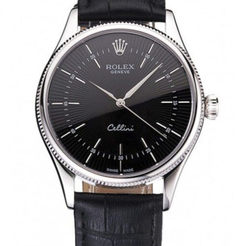 Rolex Cellini 39mm Black Dial 622654 Super Clone