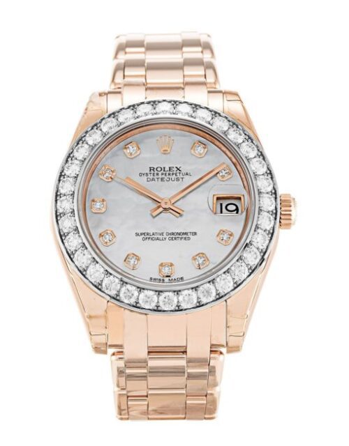 Rolex Pearlmaster 34mm Mother of Pearl Dial 