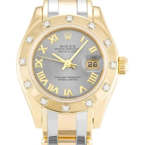 Rolex Pearlmaster 28mm Rhodium Dial
