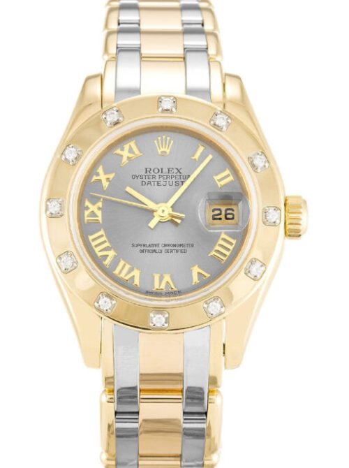 Rolex Pearlmaster 28mm Rhodium Dial