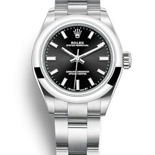 Rolex Oyster Perpetual Lady 28mm Black Dial