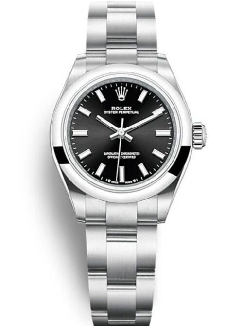 Rolex Oyster Perpetual Lady 28mm Black Dial