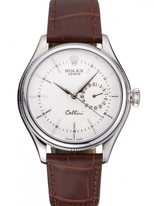 Rolex Cellini 38mm White Dial 622723 Super Clone
