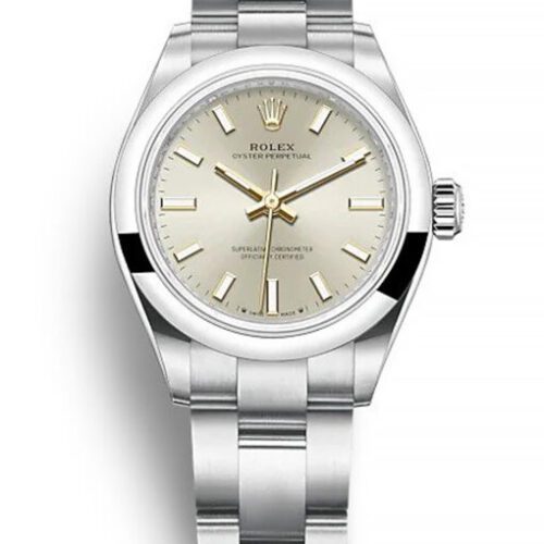 Rolex Oyster Perpetual Lady 28mm Silver Dial