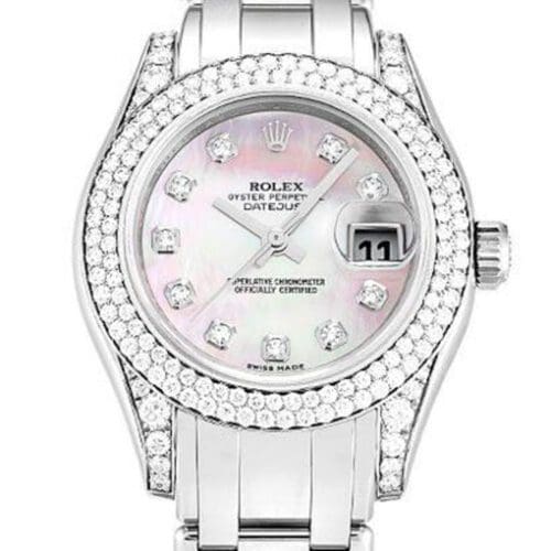 Rolex Pearlmaster 36mm Mother of Pearl Pink Dial 80359