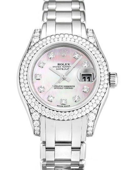 Rolex Pearlmaster 36mm Mother of Pearl Pink Dial 80359