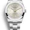 Rolex Oyster Perpetual Lady 34mm Silver Dial
