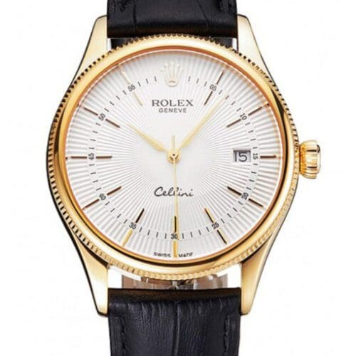 Rolex Cellini 38mm White Dial REP016791 Super Clone