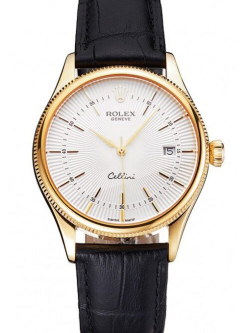 Rolex Cellini 38mm White Dial REP016791 Super Clone
