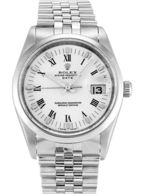 Rolex Oyster Perpetual Date 34mm White Dial