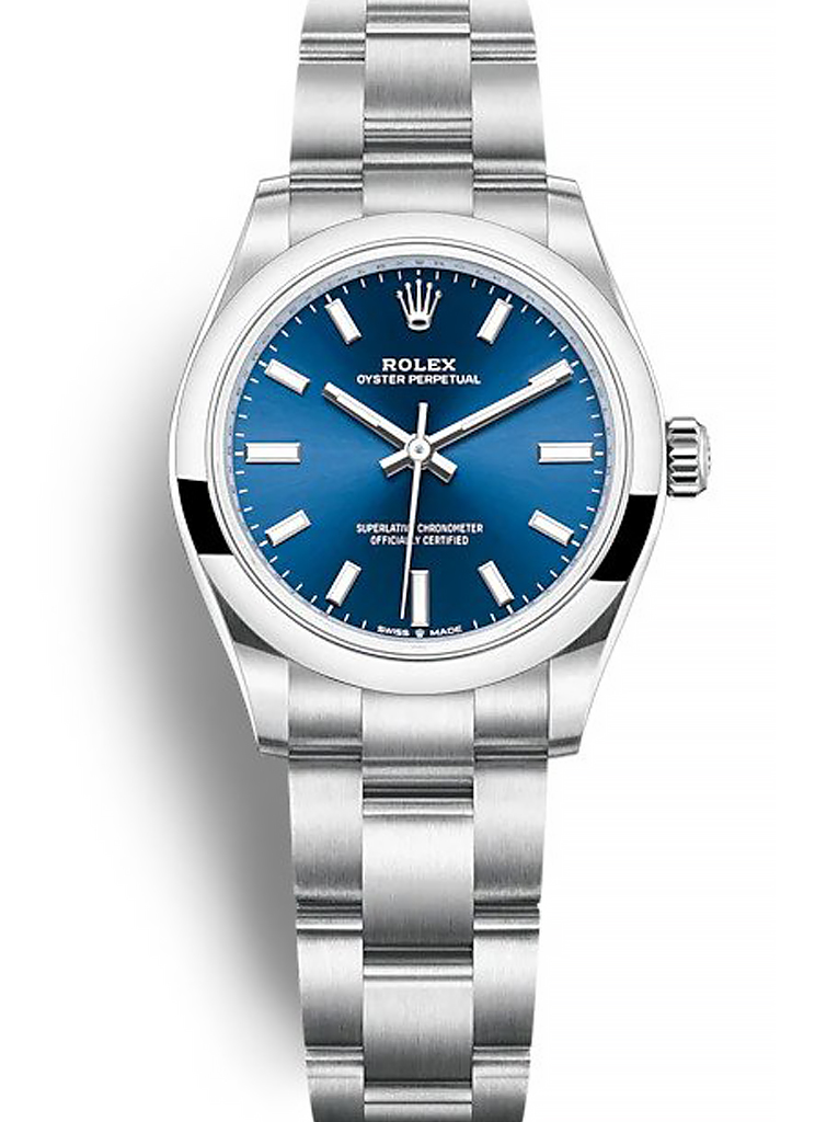 Rolex Oyster Perpetual Lady 31mm Blue Dial