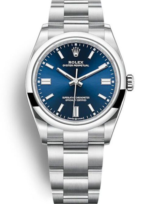 Rolex Oyster Perpetual Lady 36mm Blue Dial