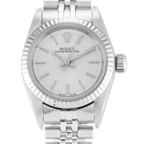 Rolex Oyster Perpetual Lady 24mm Silver Dial