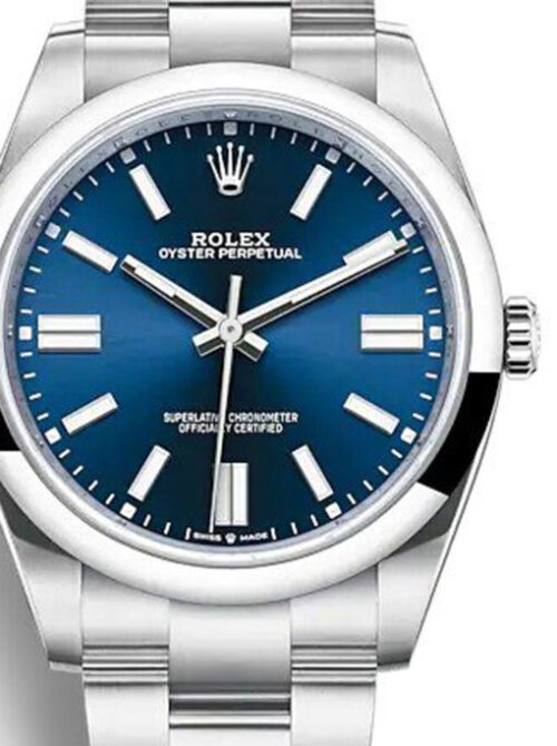 Rolex Oyster Perpetual Lady 41mm Blue Dial