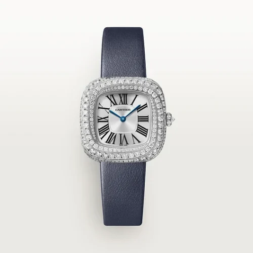 Cartier Coussin de Cartier watch, Medium model White gold