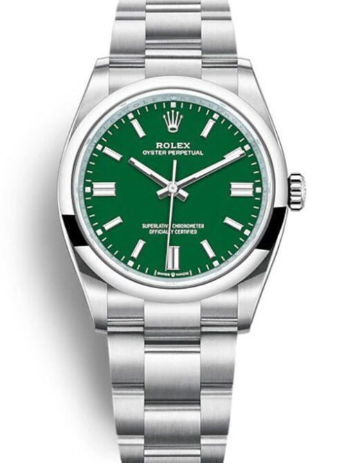 Rolex Oyster Perpetual Lady 36mm Green Dial