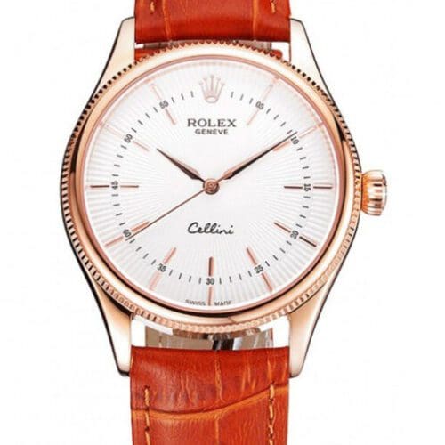 Rolex Cellini 38mm White Dial REP016801 Super Clone