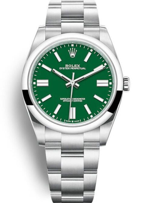 Rolex Oyster Perpetual Lady 41mm Green Dial