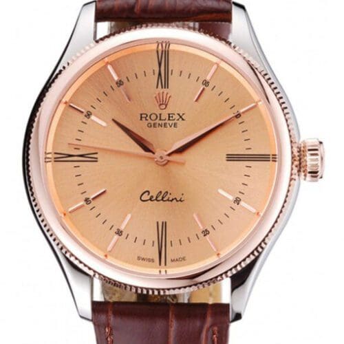Rolex Cellini 40mm Orange Dial 622840 Super Clone